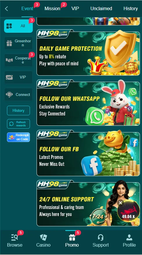 HH98 Bonuses 3
