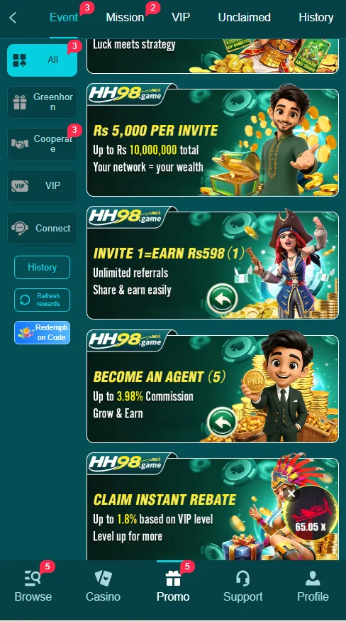 HH98 Bonuses 4