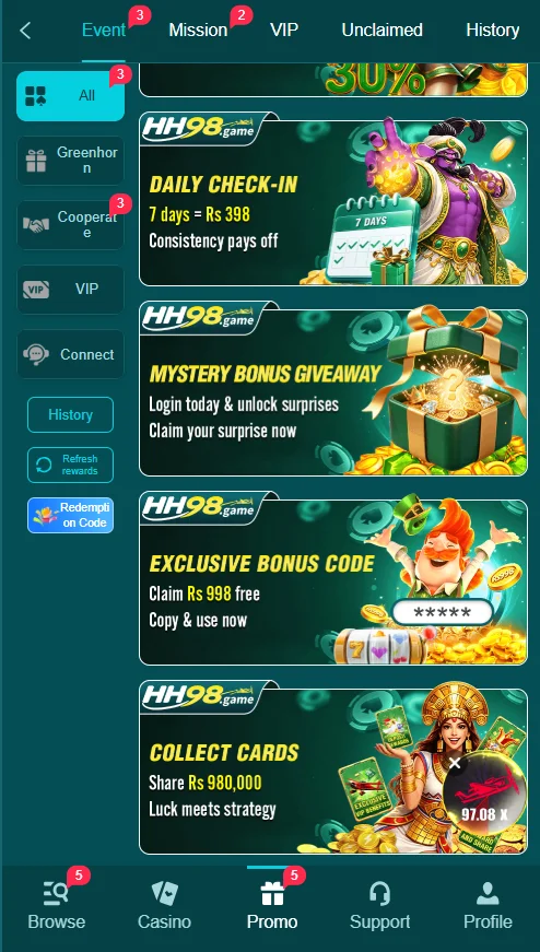 HH98 Bonuses 5